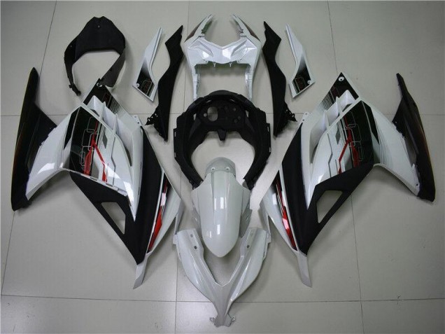 Custom 2013-2016 White Black Kawasaki EX300 Motorbike Fairing Custom 2013-2016 White Black Kawasaki EX300 Motorbike Fairing