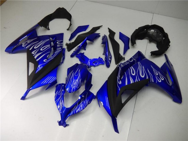 Custom 2013-2016 Blue White Black Kawasaki EX300 Bike Fairing Custom 2013-2016 Blue White Black Kawasaki EX300 Bike Fairing