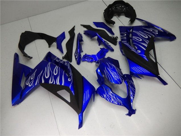 Custom 2013-2016 Blue White Black Kawasaki EX300 Bike Fairing Custom 2013-2016 Blue White Black Kawasaki EX300 Bike Fairing