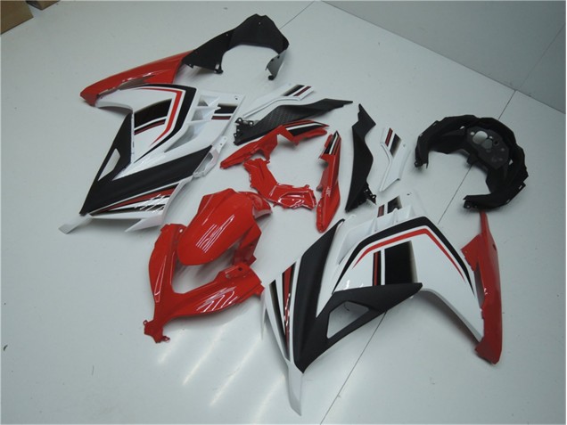 Custom 2013-2016 Red White Black Kawasaki EX300 Motorbike Fairing Custom 2013-2016 Red White Black Kawasaki EX300 Motorbike Fairing