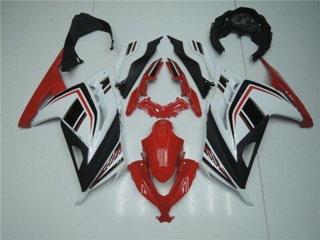 Custom 2013-2016 Red White Black Kawasaki EX300 Motorbike Fairing Custom 2013-2016 Red White Black Kawasaki EX300 Motorbike Fairing