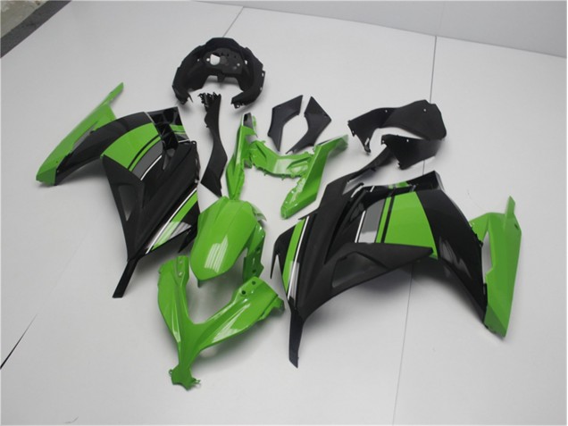 Custom 2013-2016 Green Black Kawasaki EX300 Motor Bike Fairings Custom 2013-2016 Green Black Kawasaki EX300 Motor Bike Fairings