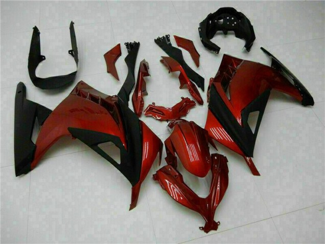 Custom 2013-2016 Red Kawasaki EX300 Motorbike Fairing Kits Custom 2013-2016 Red Kawasaki EX300 Motorbike Fairing Kits