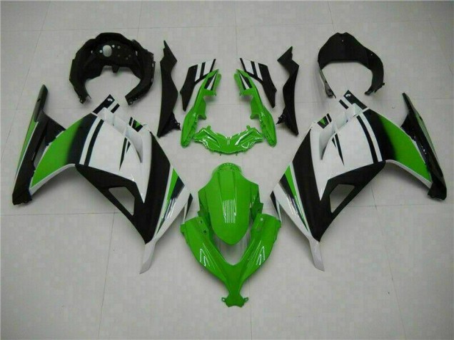 Custom 2013-2016 Green Black Silver Kawasaki EX300 Moto Fairings Custom 2013-2016 Green Black Silver Kawasaki EX300 Moto Fairings