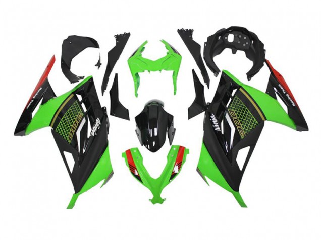 Custom 2013-2016 Green Black Kawasaki EX300 Motor Bike Fairings & Bodywork Custom 2013-2016 Green Black Kawasaki EX300 Motor Bike Fairings & Bodywork