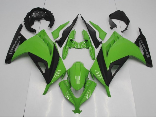 Custom 2013-2016 OEM Style Green Kawasaki ZX300R Motorcycle Fairing Kit Custom 2013-2016 OEM Style Green Kawasaki ZX300R Motorcycle Fairing Kit