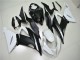 Custom 2013-2018 White Black Kawasaki ZX6R Motorbike Fairings Custom 2013-2018 White Black Kawasaki ZX6R Motorbike Fairings