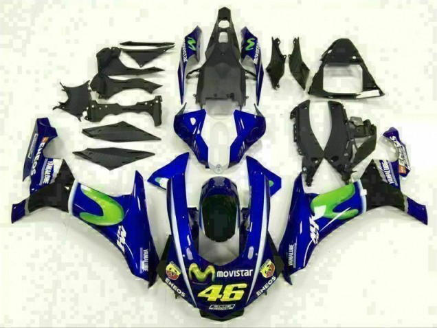 Custom 2015-2019 Blue Yamaha YZF R1 Motorcycle Fairing Kit Custom 2015-2019 Blue Yamaha YZF R1 Motorcycle Fairing Kit