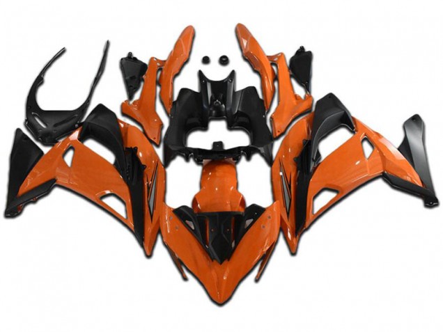 Custom 2017-2019 Orange Black Kawasaki EX650 Motorcycle Bodywork Custom 2017-2019 Orange Black Kawasaki EX650 Motorcycle Bodywork