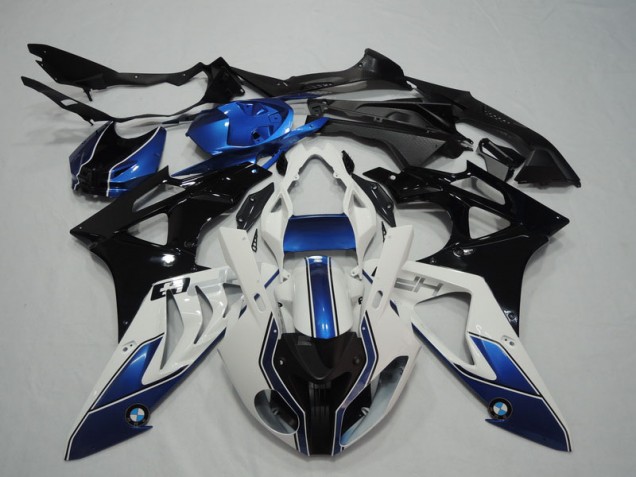 Custom 2009-2014 Black White Blue BMW S1000RR Motorcycle Fairing Custom 2009-2014 Black White Blue BMW S1000RR Motorcycle Fairing