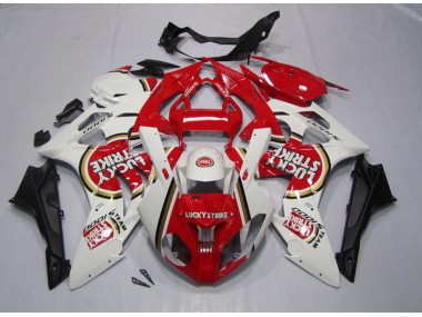 Aftermarket 2009-2014 Red White Lucky Strike BMW S1000RR Motorbike Fairing