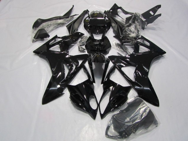 Aftermarket 2009-2014 Black BMW S1000RR Bike Fairings