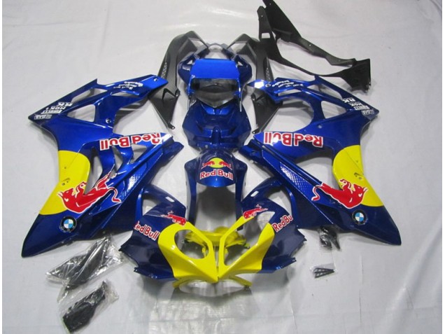 Custom 2009-2014 Yellow Blue RedBull BMW S1000RR Replacement Motorcycle Fairings Custom 2009-2014 Yellow Blue RedBull BMW S1000RR Replacement Motorcycle Fairings