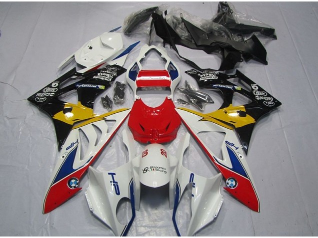 Custom 2009-2014 Red White Yellow BMW S1000RR Motorcycle Fairings Kits Custom 2009-2014 Red White Yellow BMW S1000RR Motorcycle Fairings Kits