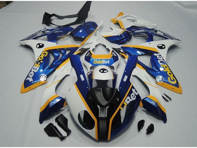 Custom 2009-2014 Black Blue White GoldBet BMW S1000RR Moto Fairings Custom 2009-2014 Black Blue White GoldBet BMW S1000RR Moto Fairings