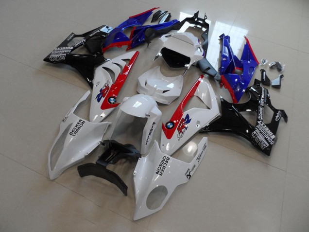 Custom 2009-2014 White Blue Red Becker Carbon BMW S1000RR Motorcylce Fairings Custom 2009-2014 White Blue Red Becker Carbon BMW S1000RR Motorcylce Fairings