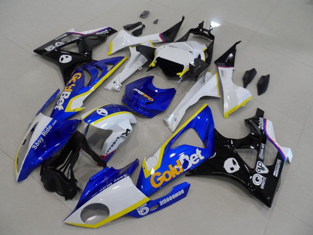 Custom 2009-2014 Blue White GoldBet BMW S1000RR Motorcycle Fairings Custom 2009-2014 Blue White GoldBet BMW S1000RR Motorcycle Fairings