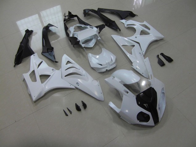 Custom 2009-2014 White BMW S1000RR Motorbike Fairings Custom 2009-2014 White BMW S1000RR Motorbike Fairings