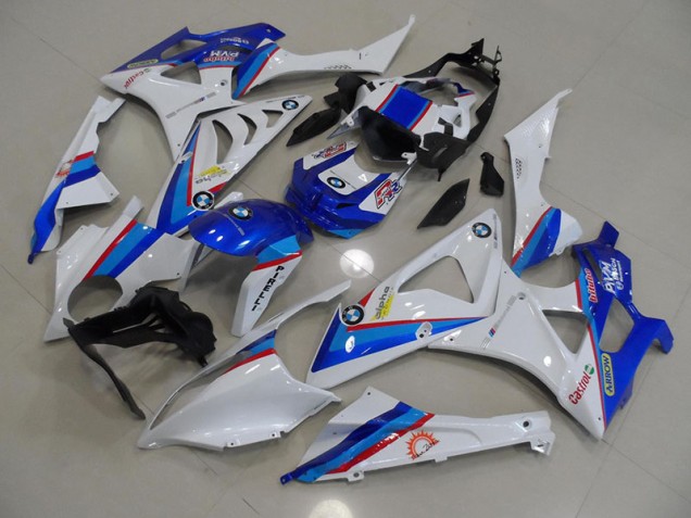 Custom 2009-2014 Blue White BMW S1000RR Motorbike Fairing Custom 2009-2014 Blue White BMW S1000RR Motorbike Fairing