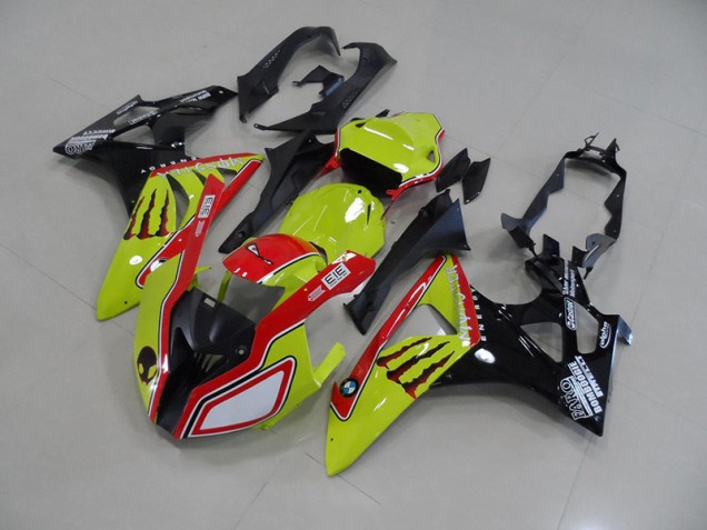 Custom 2009-2014 Green Red Monster BMW S1000RR Bike Fairings Custom 2009-2014 Green Red Monster BMW S1000RR Bike Fairings