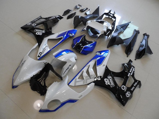 Custom 2009-2014 White Blue BMW S1000RR Bike Fairing Custom 2009-2014 White Blue BMW S1000RR Bike Fairing