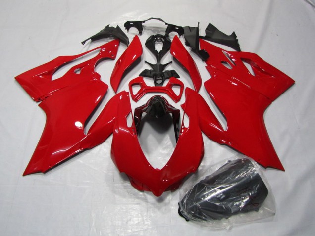 Custom 2011-2014 Red Ducati 1199 Bike Fairings Custom 2011-2014 Red Ducati 1199 Bike Fairings