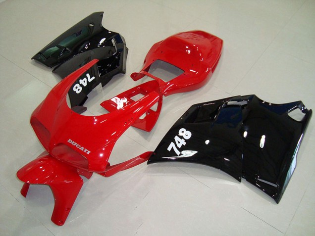 Custom 1993-2005 Red Black Ducati 748 916 996 996S Motorbike Fairing Kits Custom 1993-2005 Red Black Ducati 748 916 996 996S Motorbike Fairing Kits