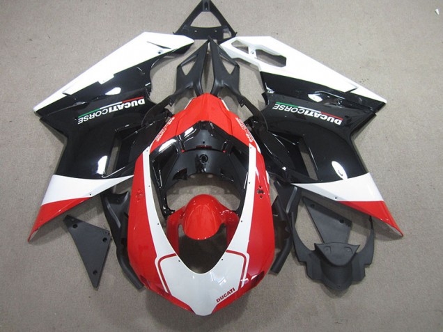 Custom 2007-2014 Black Red White Ducati 848 Motorcylce Fairings Custom 2007-2014 Black Red White Ducati 848 Motorcylce Fairings