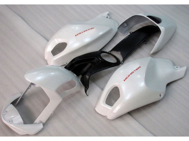 Custom 2008-2012 White Red Monster Ducati Monster 696 Motorbike Fairings Custom 2008-2012 White Red Monster Ducati Monster 696 Motorbike Fairings