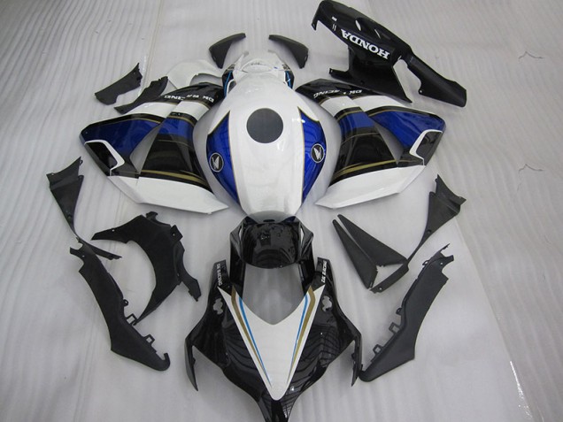 Custom 2004-2005 Black White Blue Honda CBR1000RR Motorcycle Fairings Kit Custom 2004-2005 Black White Blue Honda CBR1000RR Motorcycle Fairings Kit