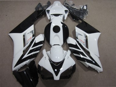 Custom 2004-2005 Black White Honda CBR1000RR Motor Bike Fairings
