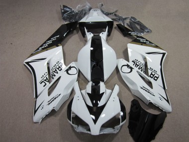 Custom 2004-2005 White Black PRAMAC Honda CBR1000RR Motorcyle Fairings