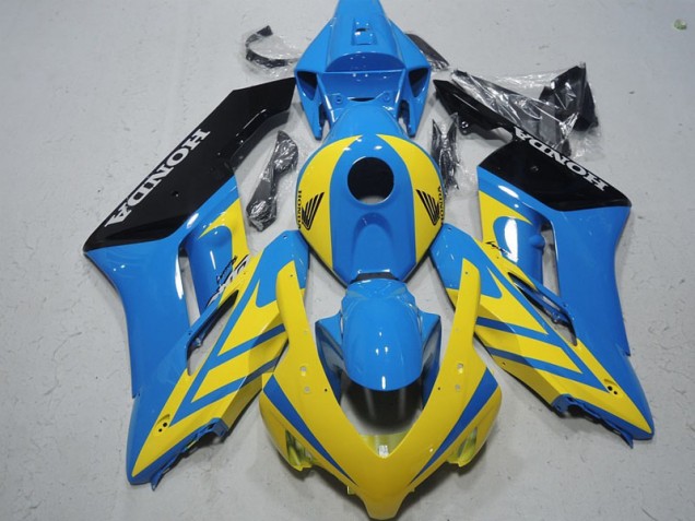 Custom 2004-2005 Blue Yellow Honda CBR1000RR Motorcycle Fairing Kits Custom 2004-2005 Blue Yellow Honda CBR1000RR Motorcycle Fairing Kits