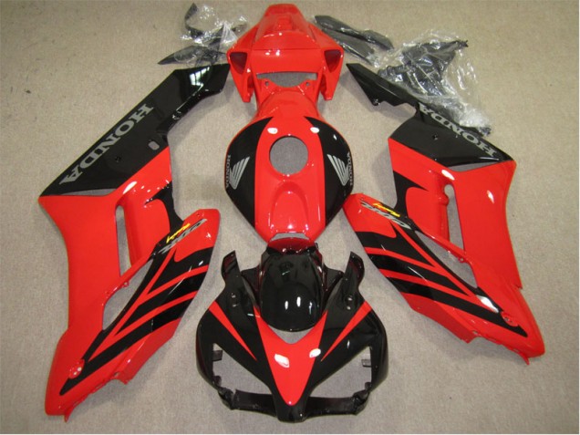 Custom 2004-2005 Red Black Fireblade Honda CBR1000RR Motorcycle Replacement Fairings