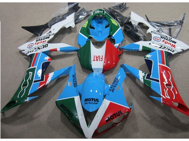 Custom 2004-2005 Blue Red Green Motul Honda CBR1000RR Motorcycle Fairing Custom 2004-2005 Blue Red Green Motul Honda CBR1000RR Motorcycle Fairing