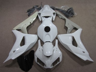 Custom 2006-2007 White Honda CBR1000RR Motorcycle Fairings Kit