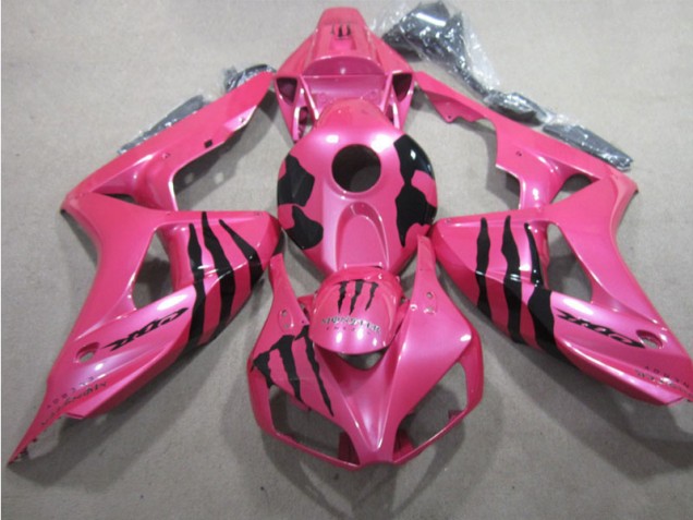 Custom 2006-2007 Pink Black Monster Honda CBR1000RR Motor Fairings Custom 2006-2007 Pink Black Monster Honda CBR1000RR Motor Fairings