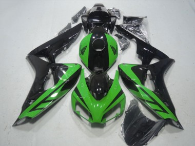 Aftermarket 2006-2007 Black Green Honda CBR1000RR Motorcylce Fairings