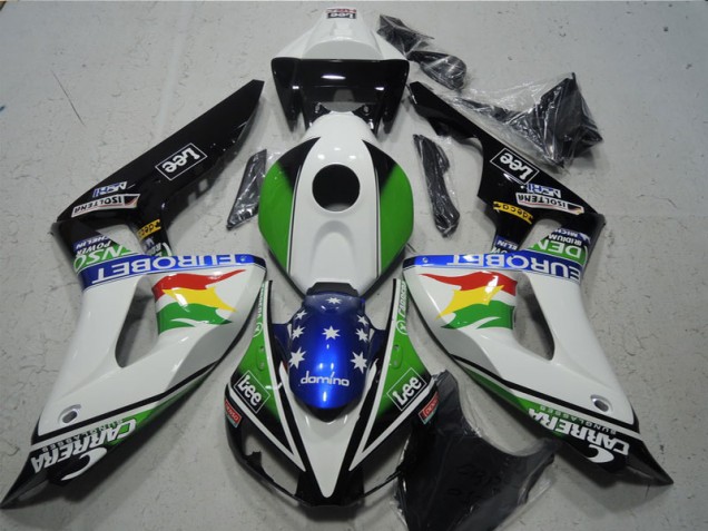 Custom 2006-2007 EUROBET Lee Honda CBR1000RR Motorbike Fairing Kits Custom 2006-2007 EUROBET Lee Honda CBR1000RR Motorbike Fairing Kits