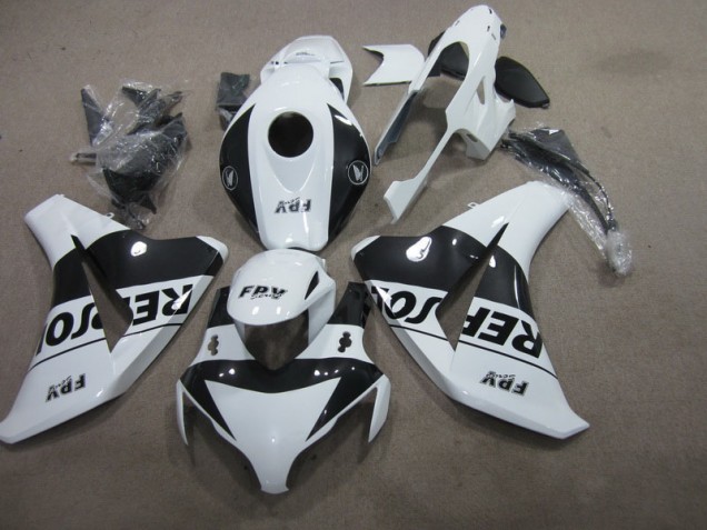 Custom 2008-2011 Black White Repsol Honda CBR1000RR Replacement Motorcycle Fairings Custom 2008-2011 Black White Repsol Honda CBR1000RR Replacement Motorcycle Fairings