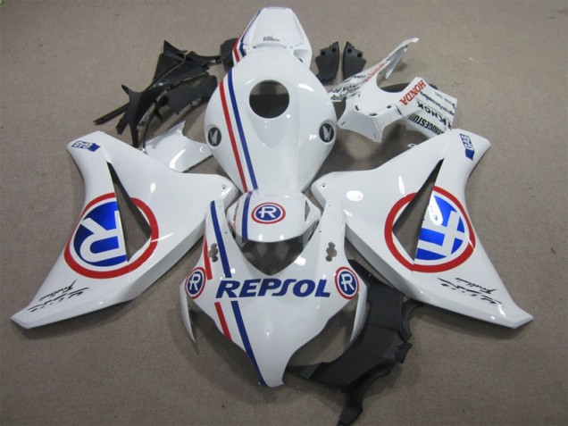 Custom 2008-2011 White Blue Repsol Honda CBR1000RR Motorcycle Bodywork Custom 2008-2011 White Blue Repsol Honda CBR1000RR Motorcycle Bodywork