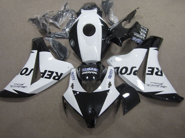 Aftermarket 2008-2011 White Black Repsol Honda CBR1000RR Motorcyle Fairings
