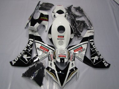 Aftermarket 2008-2011 Black White Denso Playboy Honda CBR1000RR Motorcycle Fairing Kits
