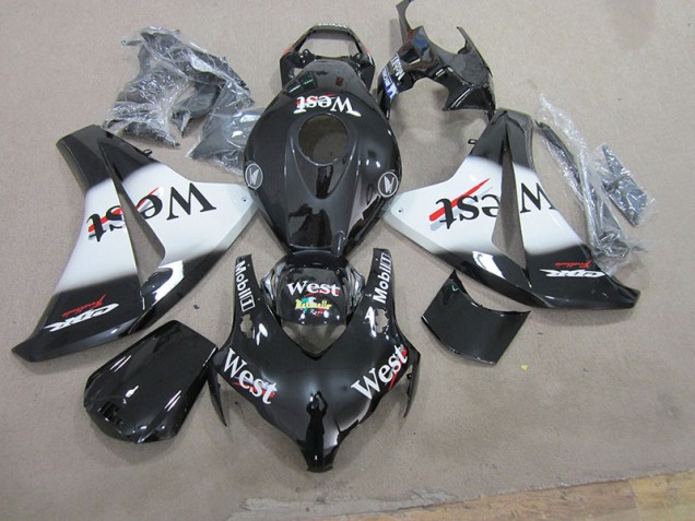 Custom 2008-2011 Black West Honda CBR1000RR Bike Fairings Custom 2008-2011 Black West Honda CBR1000RR Bike Fairings