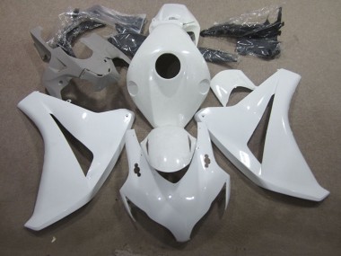 Custom 2008-2011 White Honda CBR1000RR Motorcycle Fairing Kits
