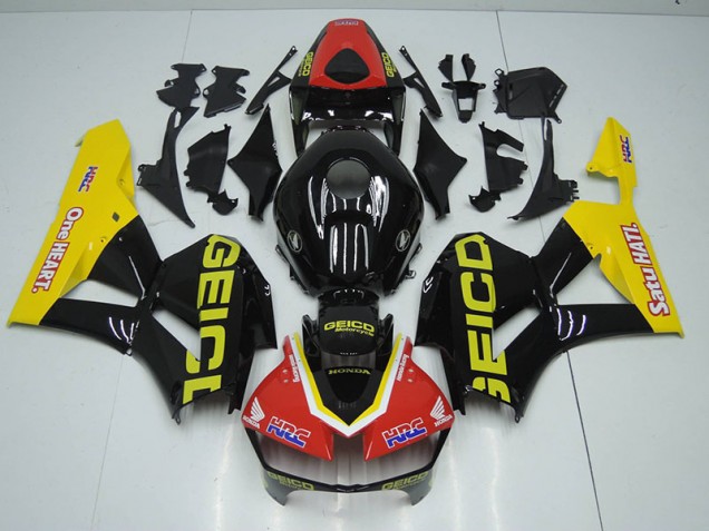 Custom 2012-2016 Black Red HRC Honda CBR1000RR Motor Bike Fairings Custom 2012-2016 Black Red HRC Honda CBR1000RR Motor Bike Fairings