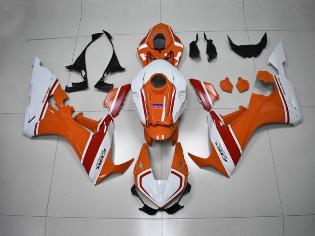 Custom 2017-2020 Orange White HRC Honda CBR1000RR Motorbike Fairing Custom 2017-2020 Orange White HRC Honda CBR1000RR Motorbike Fairing