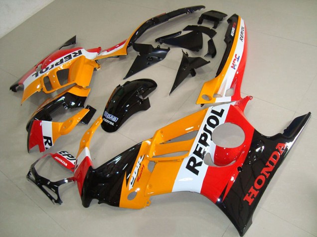 Custom 1995-1998 Orange Black Repsol Honda CBR600 F3 Motorbike Fairings Custom 1995-1998 Orange Black Repsol Honda CBR600 F3 Motorbike Fairings