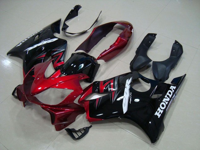 Custom 2004-2007 Black Red Honda CBR600 F4i Motorcycle Fairing Kit Custom 2004-2007 Black Red Honda CBR600 F4i Motorcycle Fairing Kit