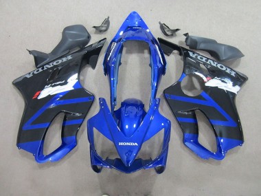Aftermarket 2004-2007 Blue Black Honda CBR600 F4i Motorcycle Fairings & Bodywork